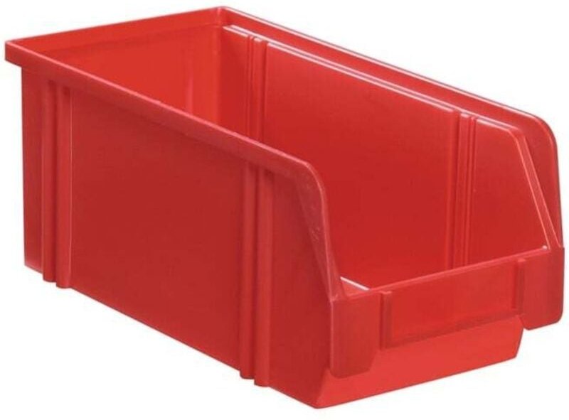 Sichtlagerkasten lk L350/300xB200xH200mm ps rot