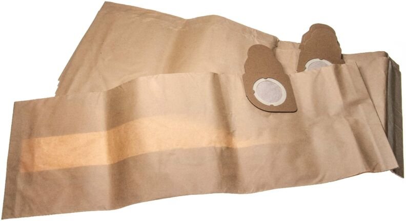 vhbw 5x Staubsaugerbeutel Ersatz für Nilfisk 60910 für Staubsauger - Papier, 70,6cm x 24cm, braun