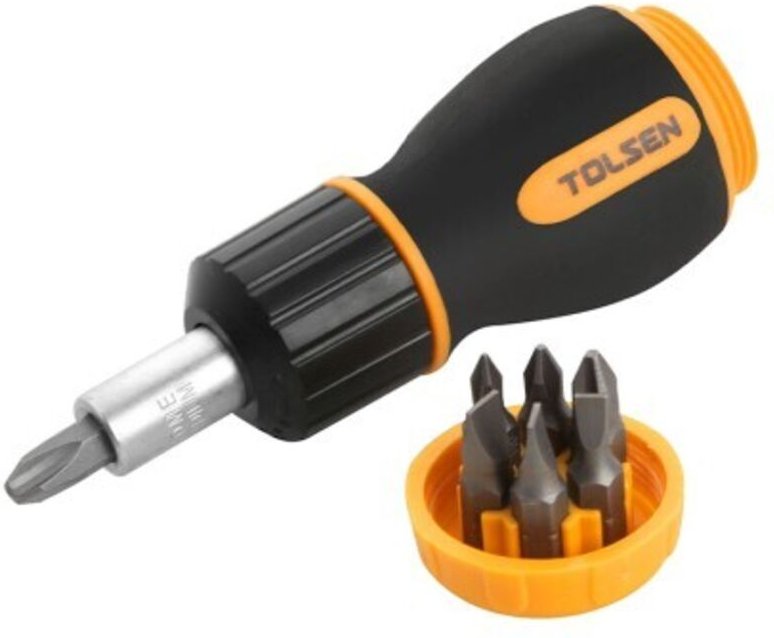 Knarrenschraubenzieher Mit 7 Tolsen-Bits