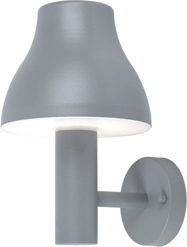 Wofi - led Außen Wand Strahler alu Leuchte Garten Hof Balkon down Lampe grau 4038.01.50.7000
