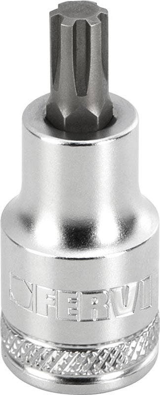 Steckschlussel mit M9 1/2 Rippeneinsatz Fervi bn433n009a