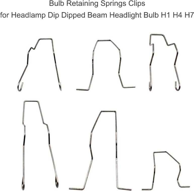 Reduzierung, Lampenhaltefederklammer für Abblendlichtscheinwerfer H1 H4 H7,AAFGVC