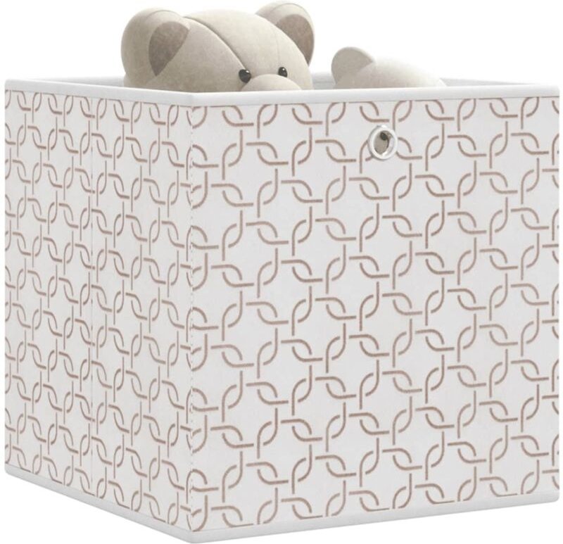 Faltboxen 4 Stk. Creme 32x32x32 cm Vlies Vidaxl