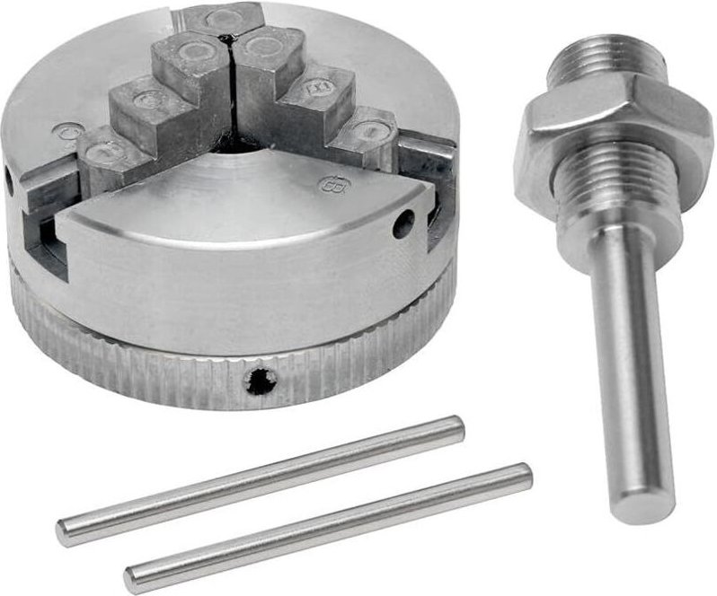 Ahlsen Mini-Drehmaschine, Zinklegierung, Mini-Drehmaschine, Dreiklauenfutter, manuelles Spannfutter, elektrische Bohrges...