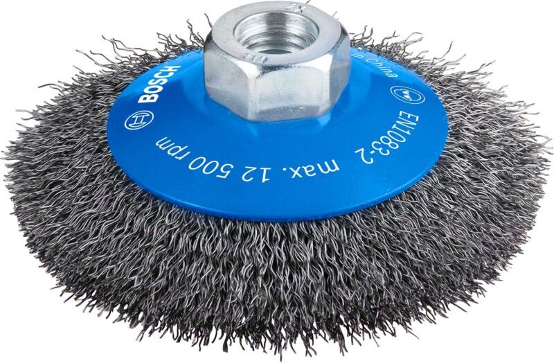 Accessories Kegelbürste Clean for Metal, gewellt, 100 mm, 0,3 mm, 12500 U/min, M14 2608622057 - Bosch