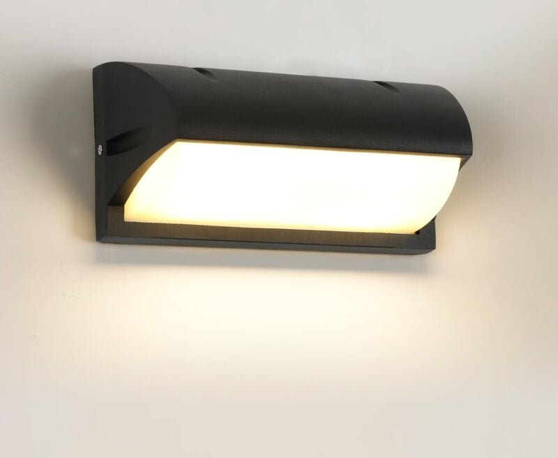 LED-Außenwandleuchte, 18 W, moderne Außenwandlampe, IP65 wasserdichte Aluminium-Wandleuchte für Gartenwege und Flure, 30...