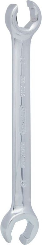 CHROMEplus Offener Doppel-Ringschlüssel, abgewinkelt, 17x19mm