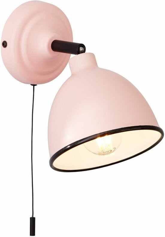 Brilliant - Lampe Telio Wandleuchte Zugschalter ros1x D45, E14, 28W, geeignet für Tropfenlampen (nicht enthalten) Mit Zu...