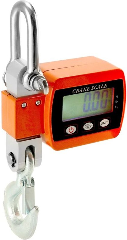 Digitale Hängewaage, 500 kg, digitale Kranwaage mit Aluminiumhaken, zum Wiegen von Docks, Stahlrohstoffen, Angeln