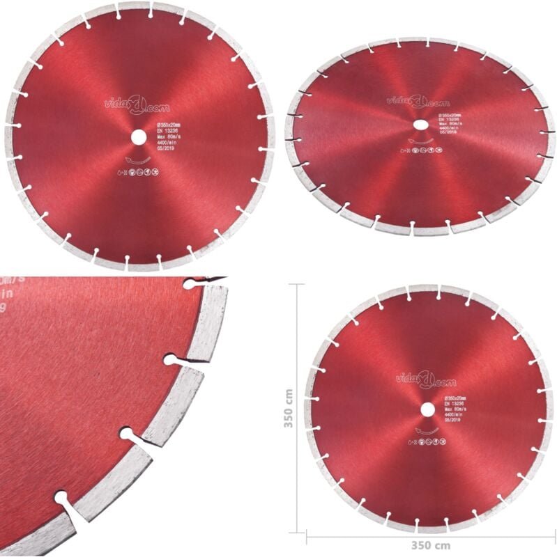 Diamant-Trennscheibe Stahl 350 mm - Diamantscheibe - Diamantscheiben - Home & Living