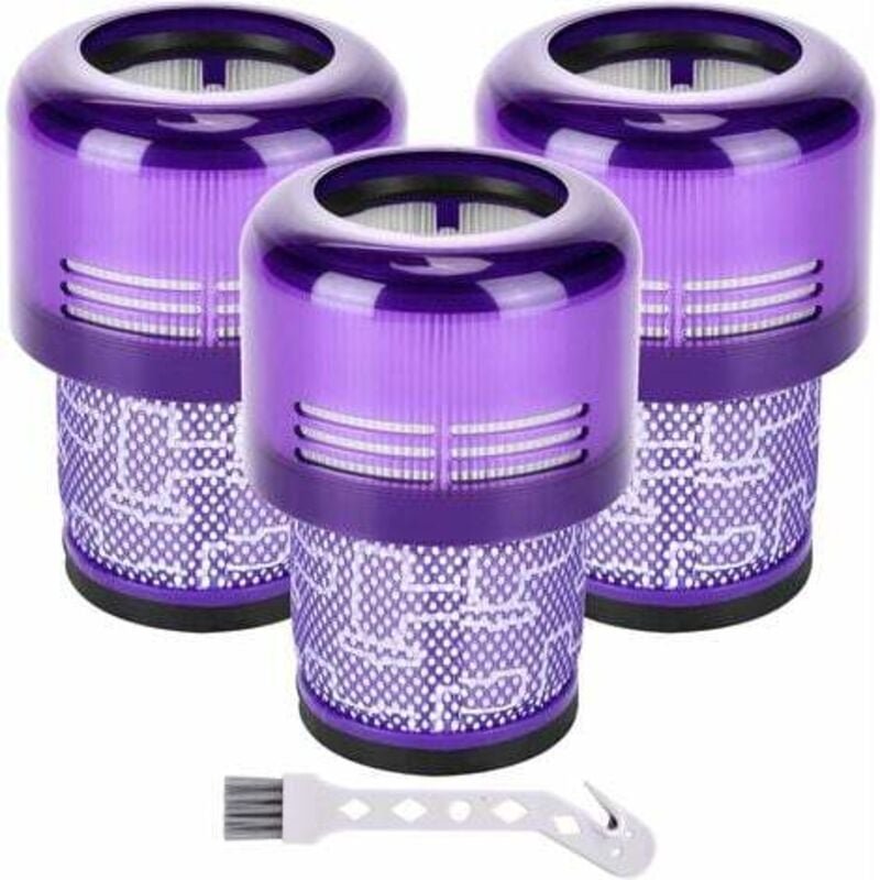 Filter für Dyson V11, 3 Packungen Ersatzfilter für Dyson V11 V15 SV14 SV17 SV22 Detect Animal Absolute Extra Pro Torque ...