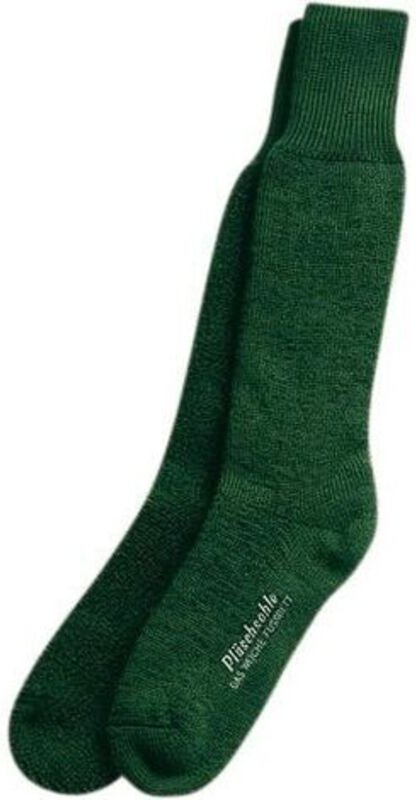 Stiefelsocke,Vollplüsch, Gr. 45-47, grün Fortis