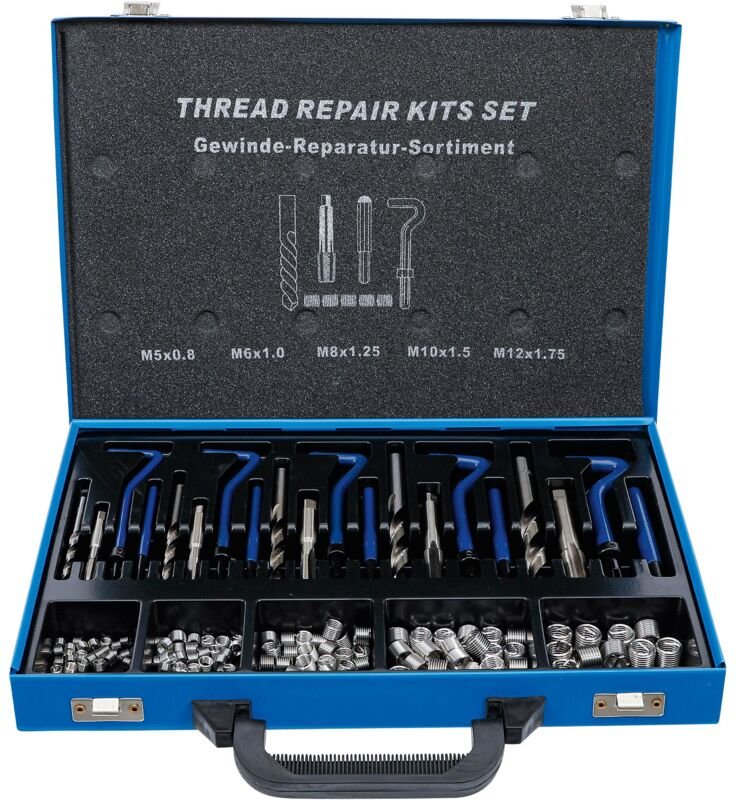 Gewinde-Reparatursatz M5 - M12 130-tlg.