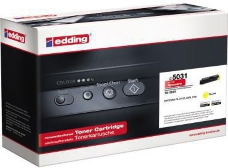 Toner kein Originalzubehör Kompatibel mit: kyocera TK-580Y EDD-5031 ca. 2.800 Seiten gelb