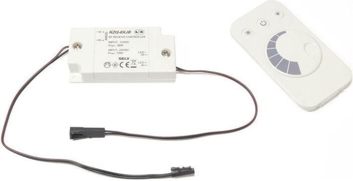 L&s - LED-Funkdimmer Startset 12 v (24 v) 36 w (72 w) weiß Startset