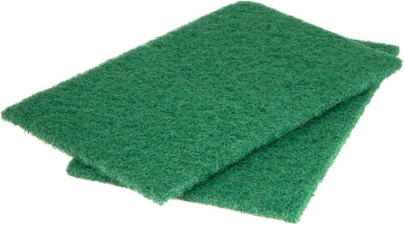 Wolfcraft - Schleifvlies-Pads ø 150x230 mm grob 2er Pack Schleifwerkzeug & -papier