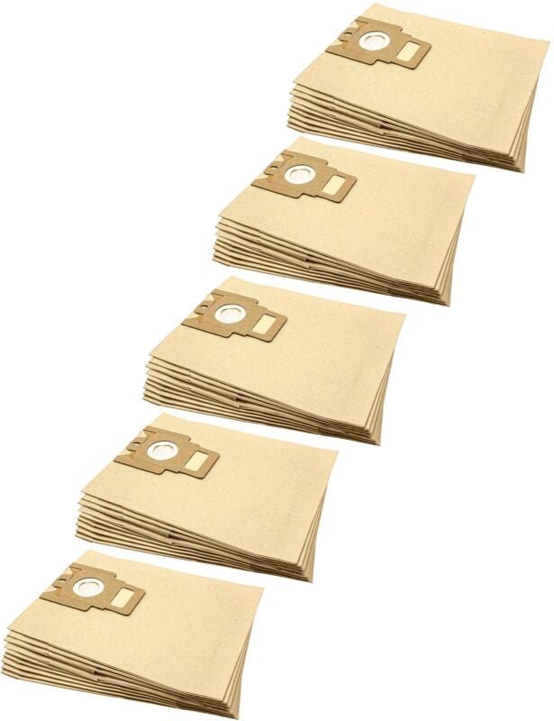 50x Staubsaugerbeutel kompatibel mit Miele s 718, s 724 Sonata, s 748 Grünes Kreuz Staubsauger - Papier, 28,5cm x 22cm, ...
