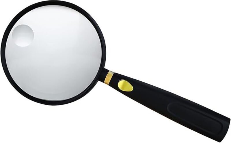 2-13-fache Vergrößerungslupe für Senioren und Kinder, 110-mm-Vergrößerungslinse für Inspektionszwecke, bruchsichere Acry...