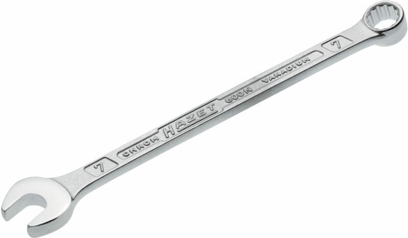 Ringmaulschlüssel 600N SW 7mm L.118,5mm Form A Spezialstahl HAZET