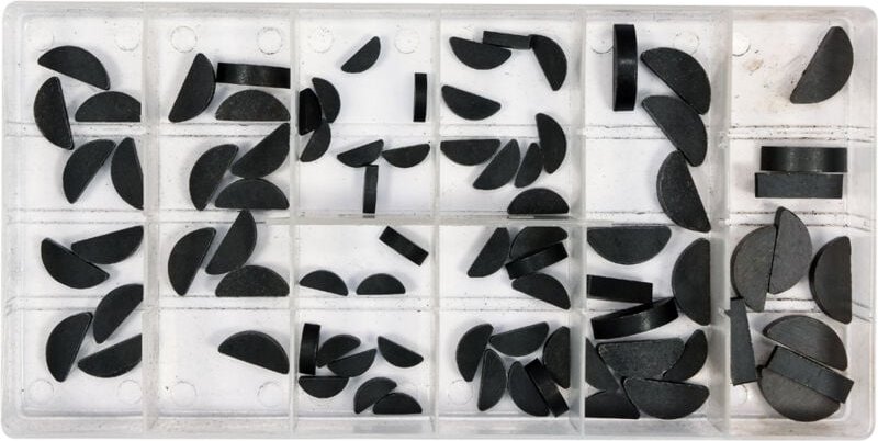 Yato - 80 stück halbrunde keile mix YT-06790