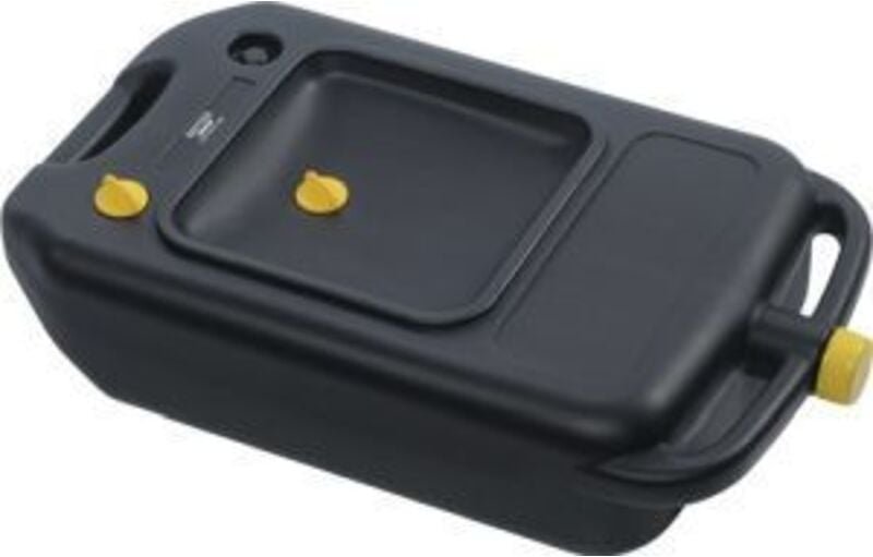 02010001000 Auffangwanne für flüssige Medien, 10 L, mit Kanister