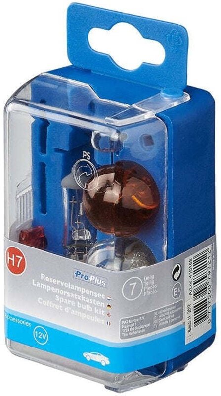 Ersatzlampen set h7 7 teilig 21w bernsteinfarben