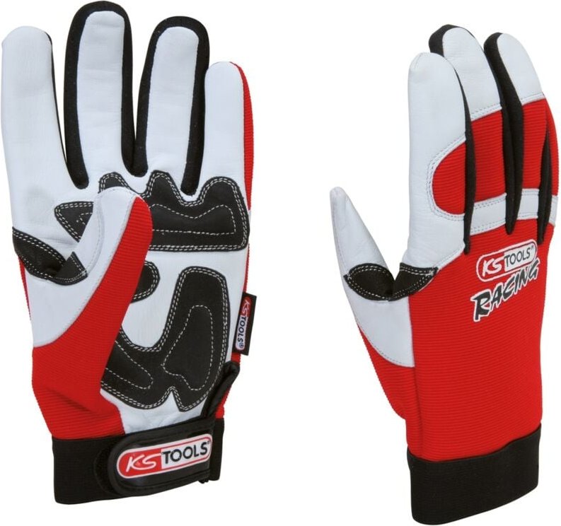 Leder-Mechaniker-Handschuh, Vibrationsgedämmt, 10