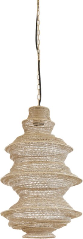 Hängeleuchte - Nakisha - braun - metall - ø 31cm - Light&living