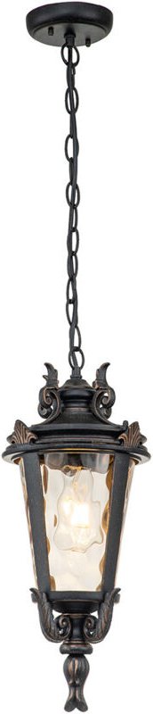 Baltimore - 1 leichte mittelgroße Deckenlaterne Laterne Verwitterte Bronze, E27 - Elstead