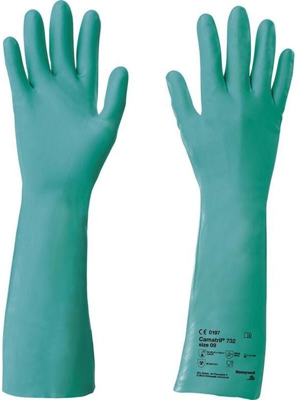 Honeywell - Handschuh Camatril 732, 400 mm,Gr. 8,grün 10 Stk