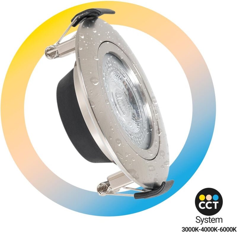 Barcelona Led - LED-Einbaustrahler für außen - 7W - cct - 630lm - Ausschnitt