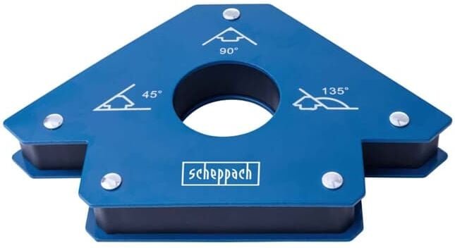 Scheppach - Schweißmagnet Dreieck, 3 verschiedene Winkel