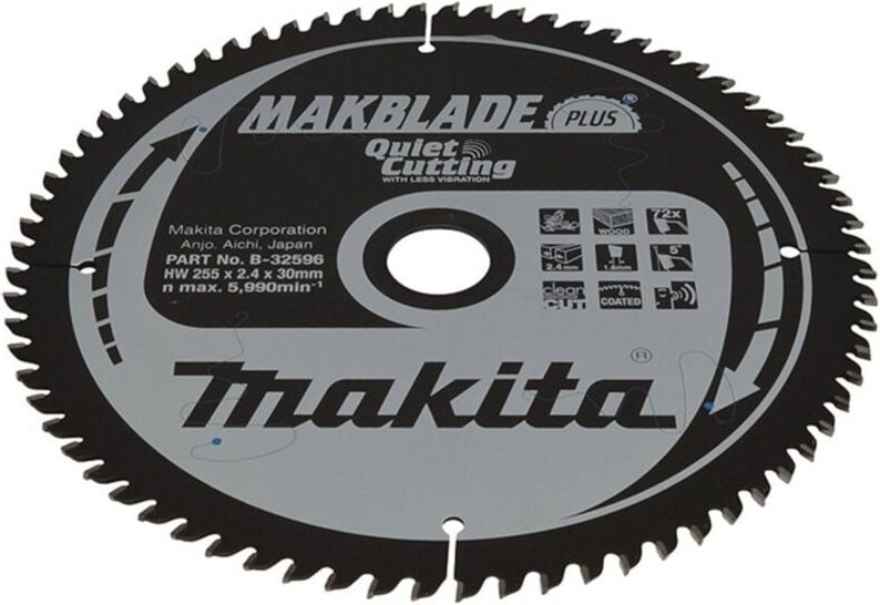Sägeblatt makblade+ 255x30x72Z - Makita