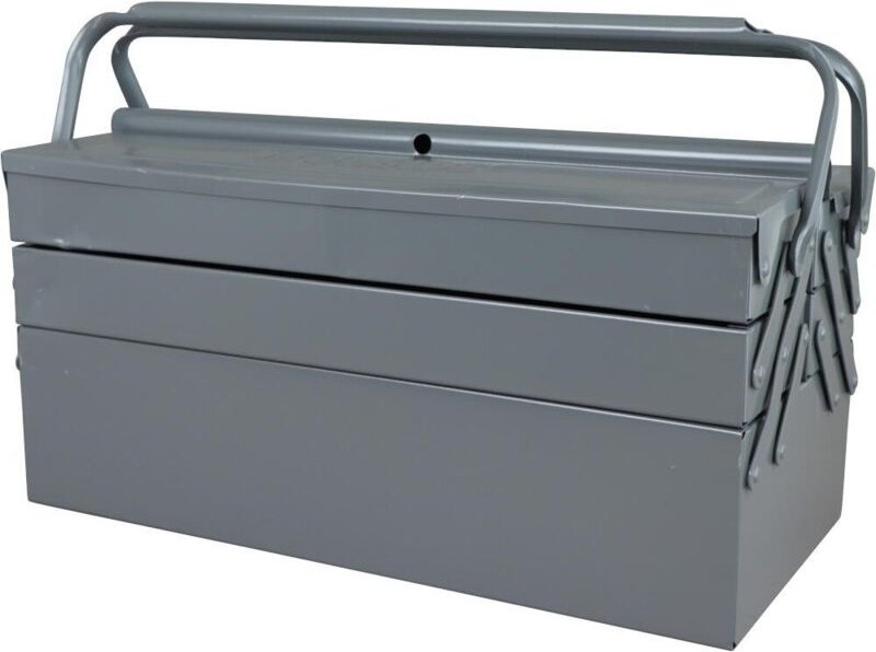 Werkzeugkasten Metall 540x200x200mm Werkzeugtasche Werkzeugkoffer Werkzeugkiste