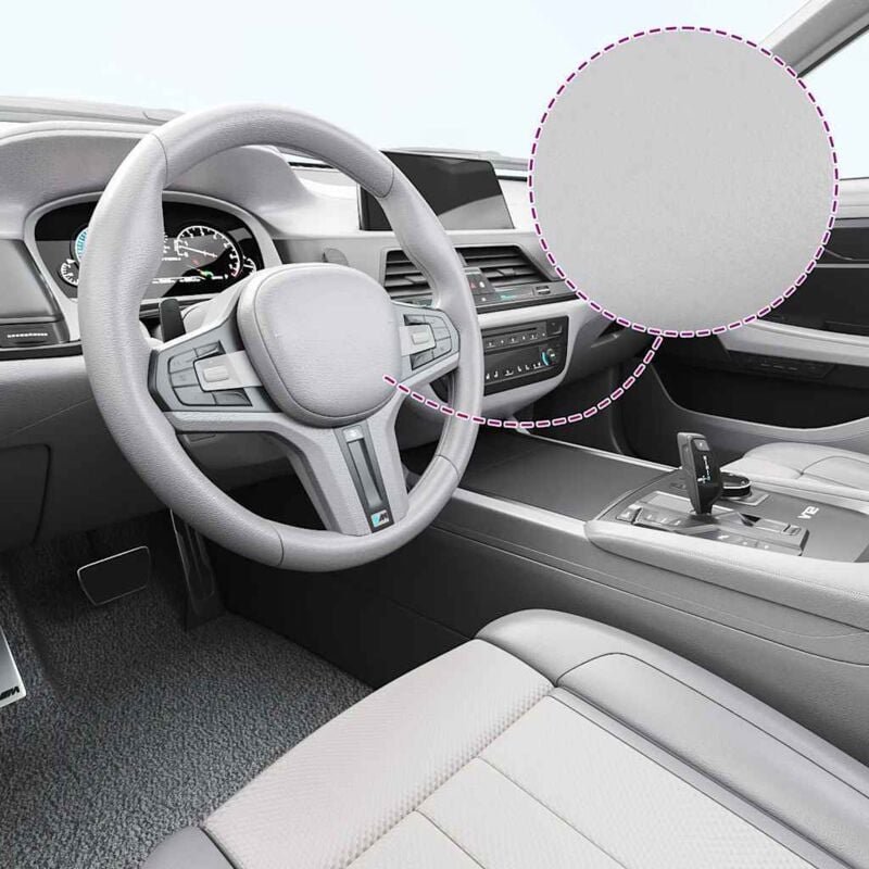 Autofolien 2 Stk. Matt-Silber 100x150 cm+50x150 cm vidaXL