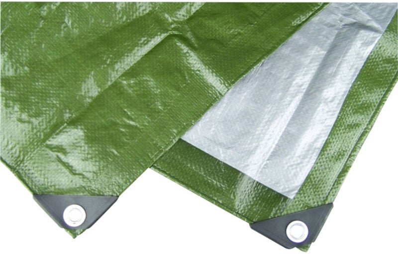 Berger&schröter - Gewebe-Abdeckplane 1,5 x 6 m 140g/m² grün
