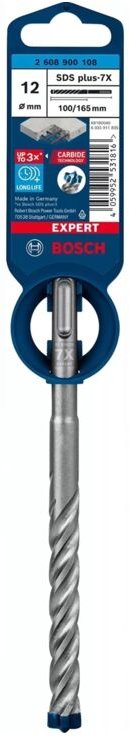 Bosch EXPERT SDS plus 12 x 100 x 165 mm 7X Hammerbohrer,
