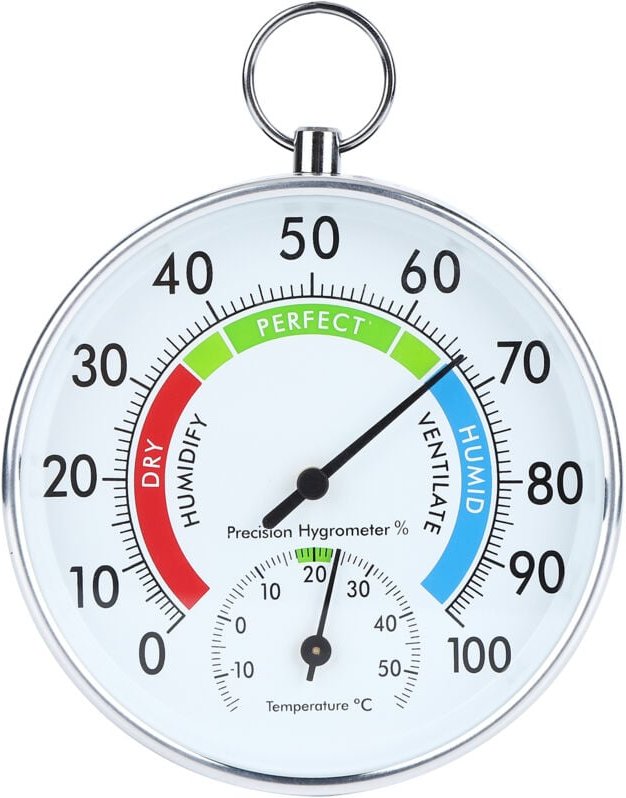 Eosnow Innenthermometer Hygrometer Wandbehang Temperatur-Feuchtigkeitsmessgerät für Zuhause, Lager, Büro