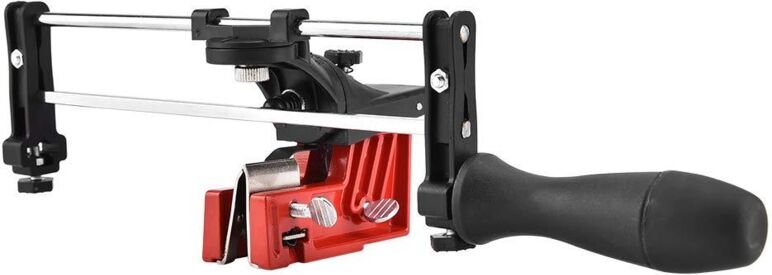 Manueller Kettenschärfer, Kettenschärfset für Kettensägen, Kettenfeilen-Führungswerkzeug für alle Arten von elektrischen...