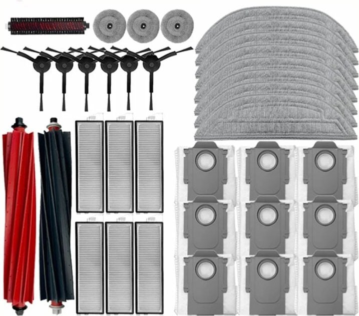 Für S8 MaxV Ultra Roboter-Staubsauger Ersatzteile Hauptseitenbürsten Mopptücher HEPA-Filter Staubbeutel Zubehör