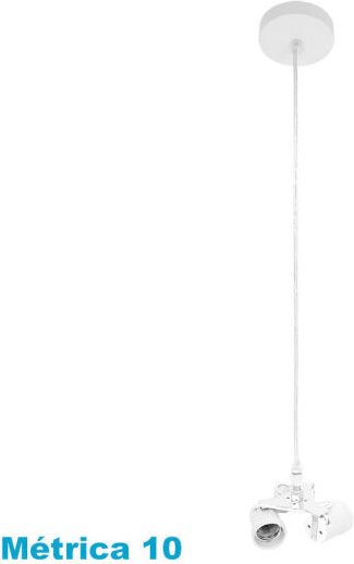 Hängeleuchte Schrankfront 3xe27 weiß m10 regx10x10 cm