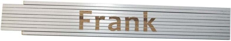 Zollstock Frank 2 m weiß Zollstock