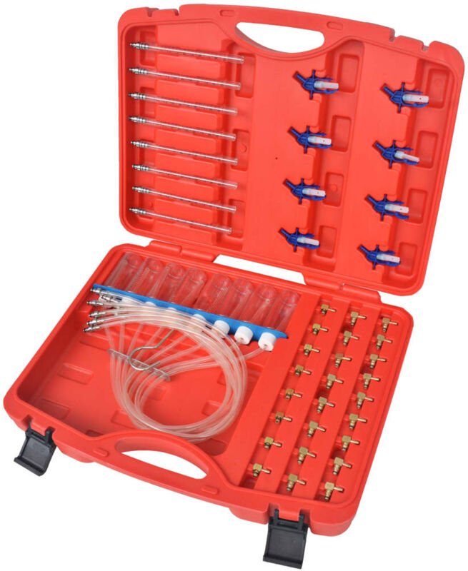 Vidaxl - Diesel-Durchflussmesser und Adaptersatz für Common Rail 8 Zylinder