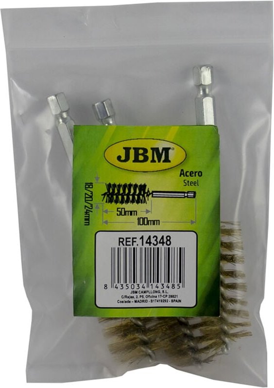 Set mit 3 messingbürsten für 53650 JBM 14348