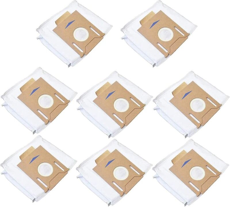 8er-Pack wasserdichte Staubsaugerbeutel für Ecovacs Deebot Ozmo T8 T8 AIVI T8 T8MAX T8Power T8Pro T8Plus DX93 DDX96