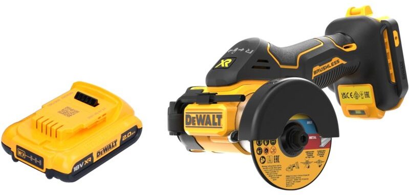 Dcs 438 n Akku Multimaterialschneider 18 v 76 mm Brushless + 1x Akku 2,0 Ah - ohne Ladegerät - Dewalt
