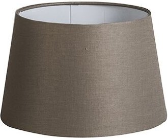 Leinen Lampenschirm taupe 25/16