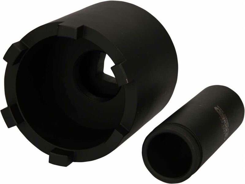 KS Tools Nutmuttern-Schlüssel-Satz mit Führungsrohr für MAN, Ø 76,5 mm , 2-tlg.