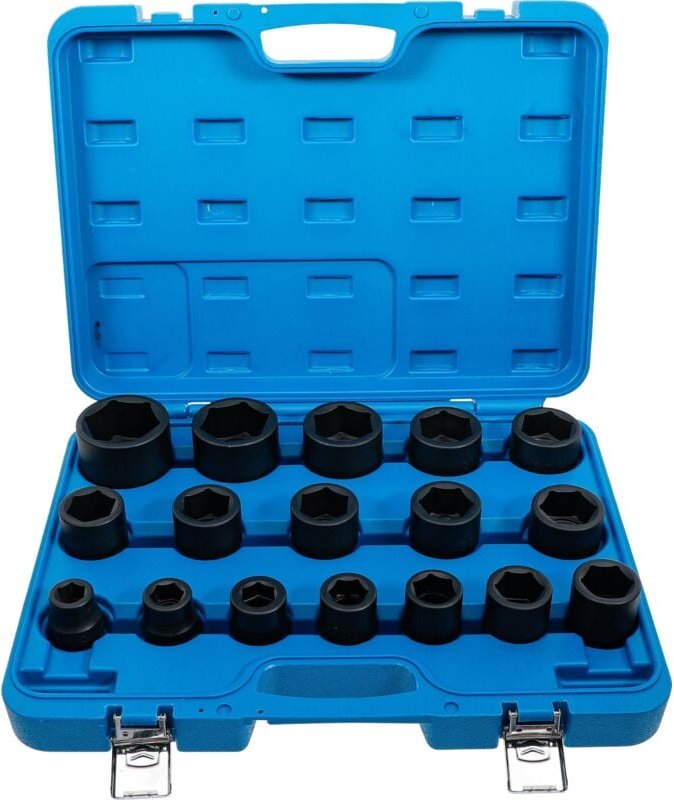 Bgs Technic - Kraft-Steckschlüssel-Einsatz-Satz Antrieb Innenvierkant 20 mm (3/4') sw 19 - 55 mm 17-tlg.