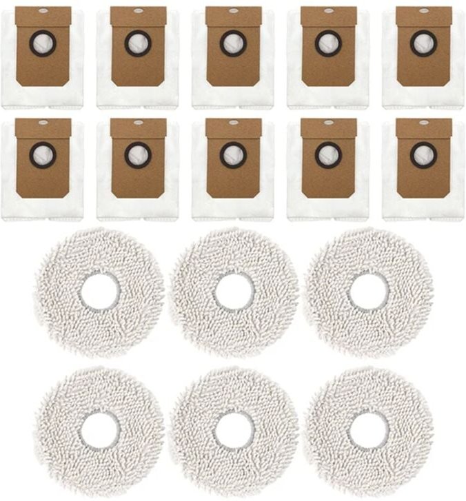 Staubbeutel-Mopptuch-Set für Conga11090 Roboterstaubsauger